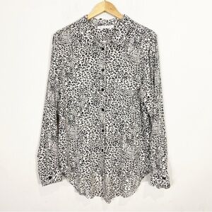 MELISSA NEPTON Leopard Blouse